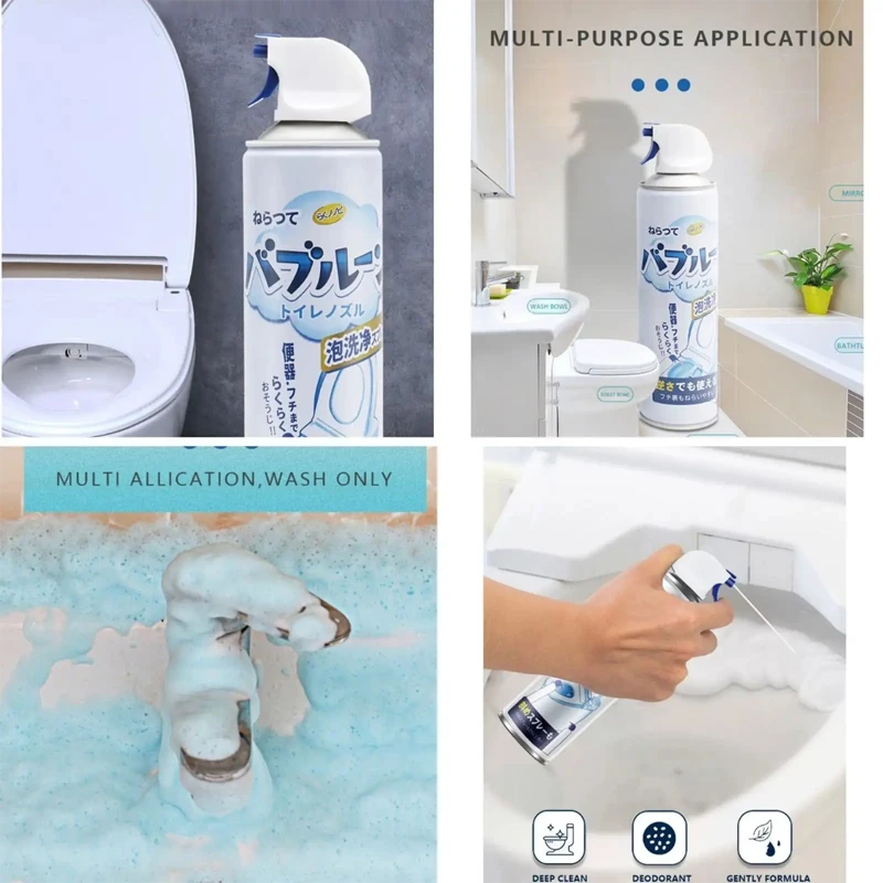Multipurpose Toilet Foam Cleaning Spray