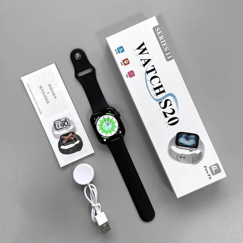 S20 Series 11 Smart Watch with Bluetooth Calling, Big HD Display & Fitness Tracking