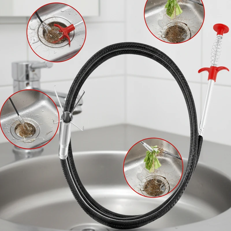 Flexi-Grab Pro Basin Cleaner Drain Cleaning Tool