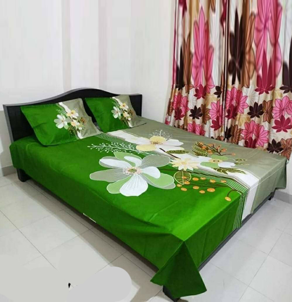Premium Quality King Size Printed Bed Sheet GM-240