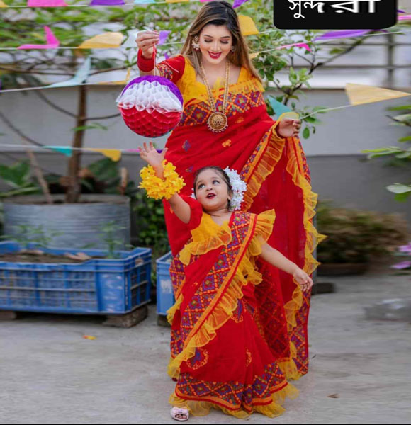 Puja Special Printed Family Dress GM-101