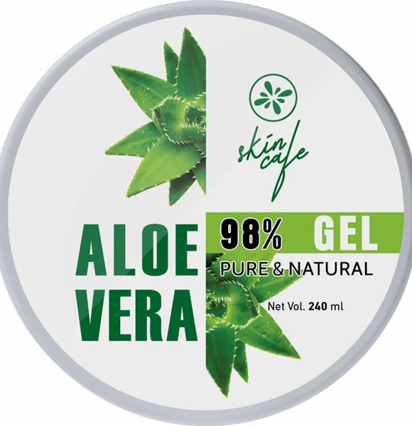 Skin Cafe Pure & Natural Aloe Vera gel 98%-200 ml (SCL)