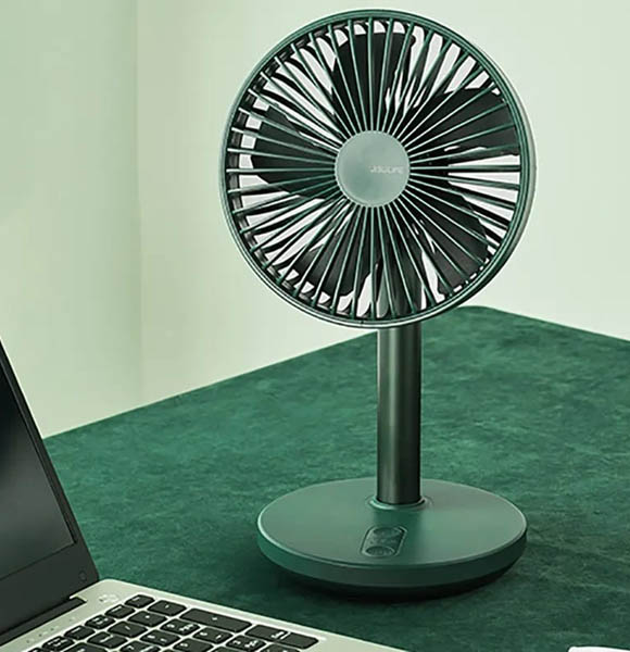 Youpin JISULIFE Desk Fan Ventilador Portatil Telescopic Folding Fan for Home Office Silent 8000mAh USB Rechargeable Floor Fan
