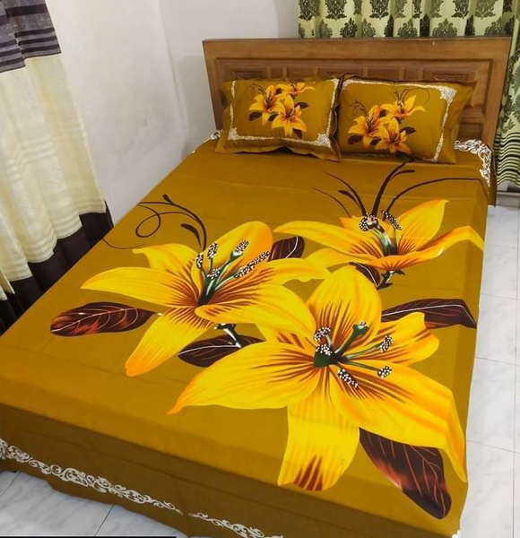 Premium Quality King Size Printed Bed Sheet GM-222