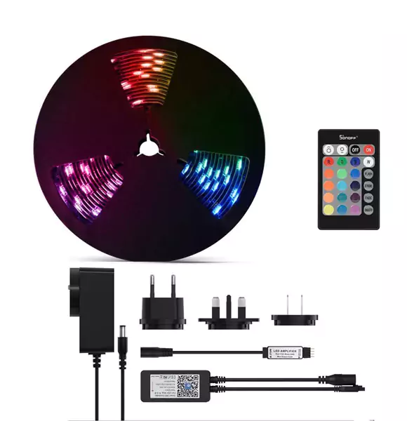 5 Meter Sonoff RGB Strip Light Extension- Compatible With Sonoff L1/L2 LED Strip Light (5050 RGB)