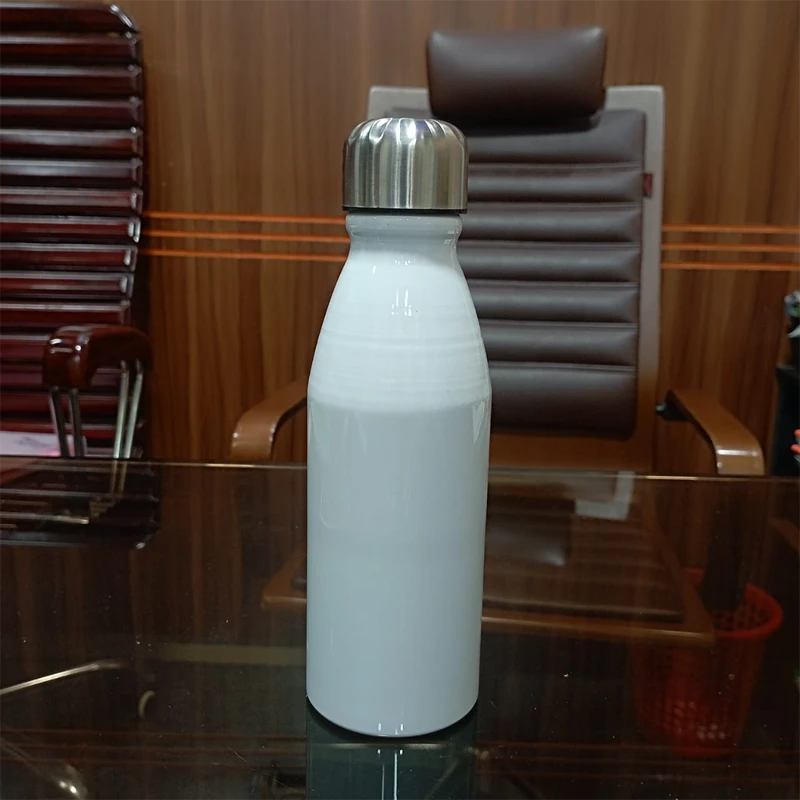Silicon Bottle Fancy White 500 ml