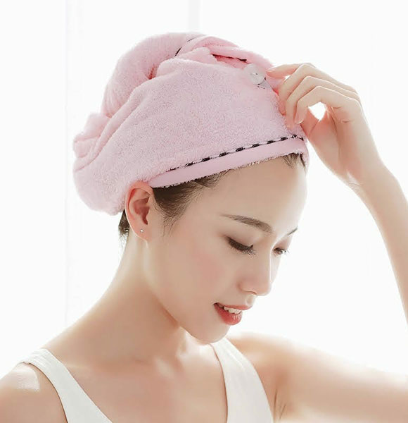 Dry Hair Cap Microfiber Quick Towel Magic Hair Towel Wrap for Women Absorbent Towel.