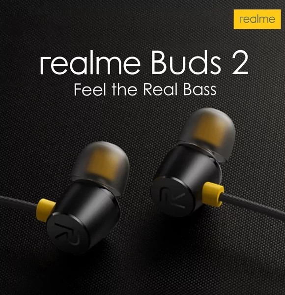 REALME BUDS 2 WIRED EARPHONE (BLACK)