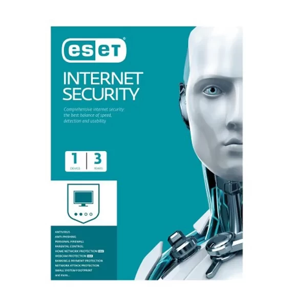 ESET Internet Security 3 User with 01 Year License