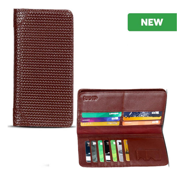 AAJ Long Wallet SB-W139 Brown