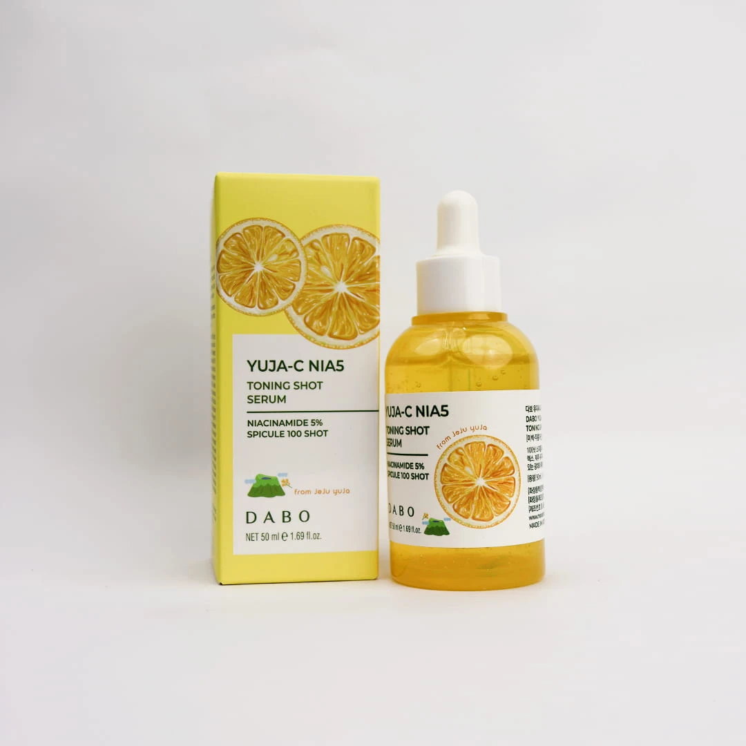 DABO Yuja-C Nia5 Toning Shot Serum – 50ml Korean Brightening & Hydrating Facial Serum