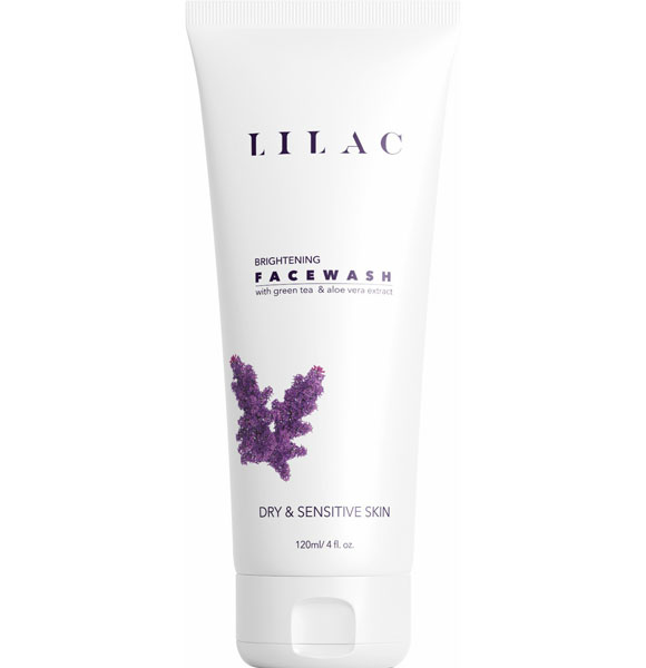 LILAC BRIGHTENING FACE WASH DRY AND SENSITIVE SKIN-120 ml (SCL)