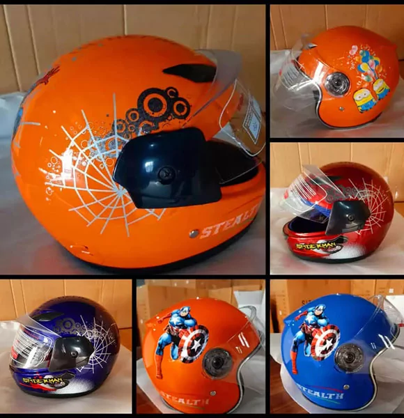 Full Face Child Helmet for biker Safety
