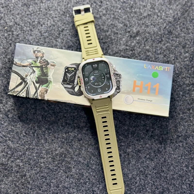 H11 Sports Smart Watch with Bluetooth Calling, IP67 Waterproof & Fitness Tracking