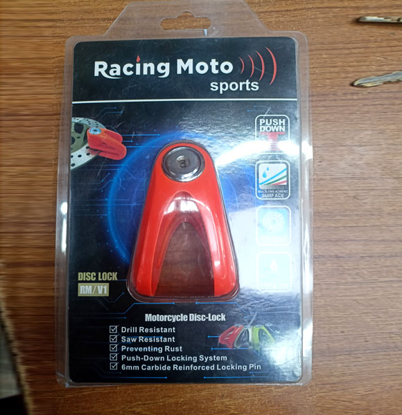 Racing Moto Disk Lock Bike Security
