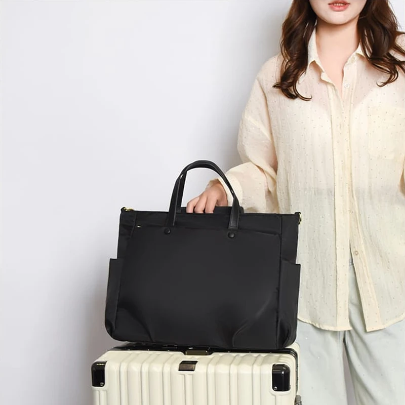 Women's Tote Bag Large Capacity 14 Inch & 15.6 Inch Laptop Shoulder Bag, Single Shoulder Handbag Crossbody Work Tote Bag