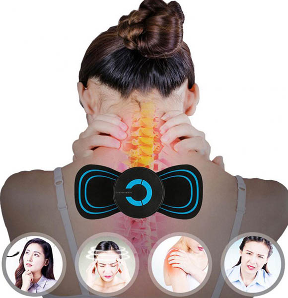 Neck Massager Gel Pads Electric Neck Cervical Massager Body Massager (DS)