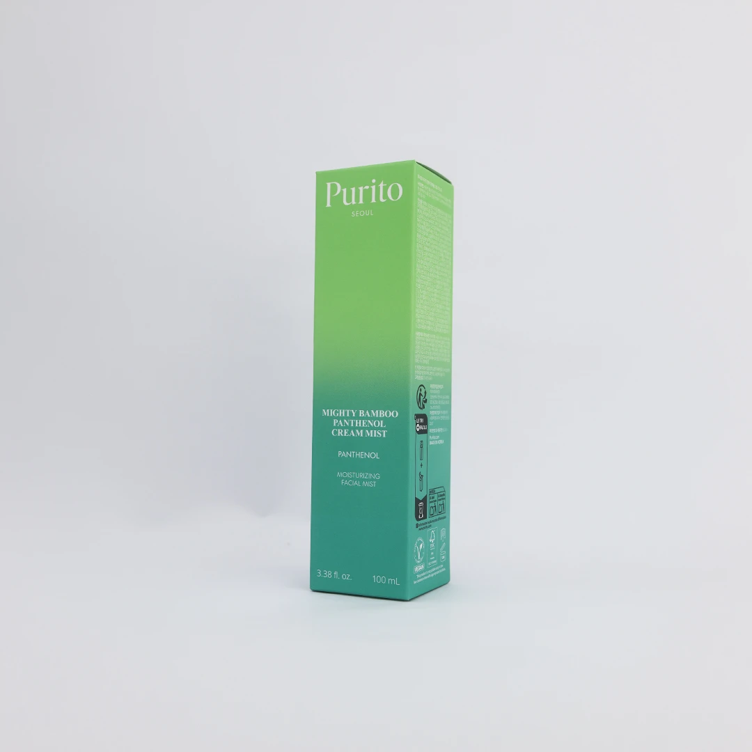 Purito Mighty Bamboo Panthenol Cream Mist 100ml – 3X Panthenol Barrier Hydrating Face Mist with Bamboo Extract, Niacinamide & Ceramides