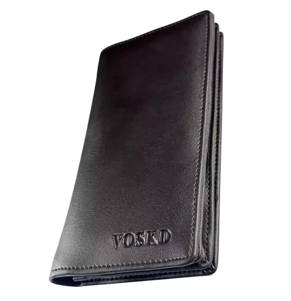 Genuine Leather Long Wallet with Mobile Phone & Card Holder for Men's