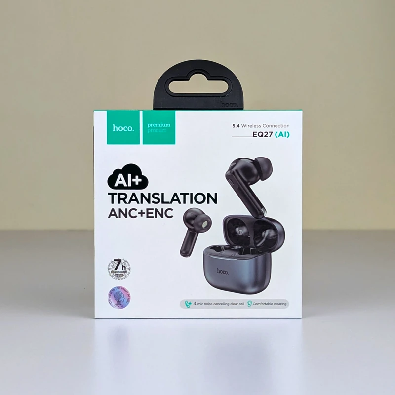 EQ27 Fun AI Translation Earbuds ANC+ENC Noise Reduction