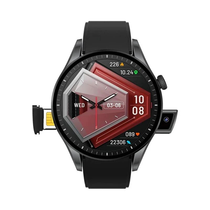 BW16 SIM Supported Smart Watch with Camera, Calling Function & Health Tracking