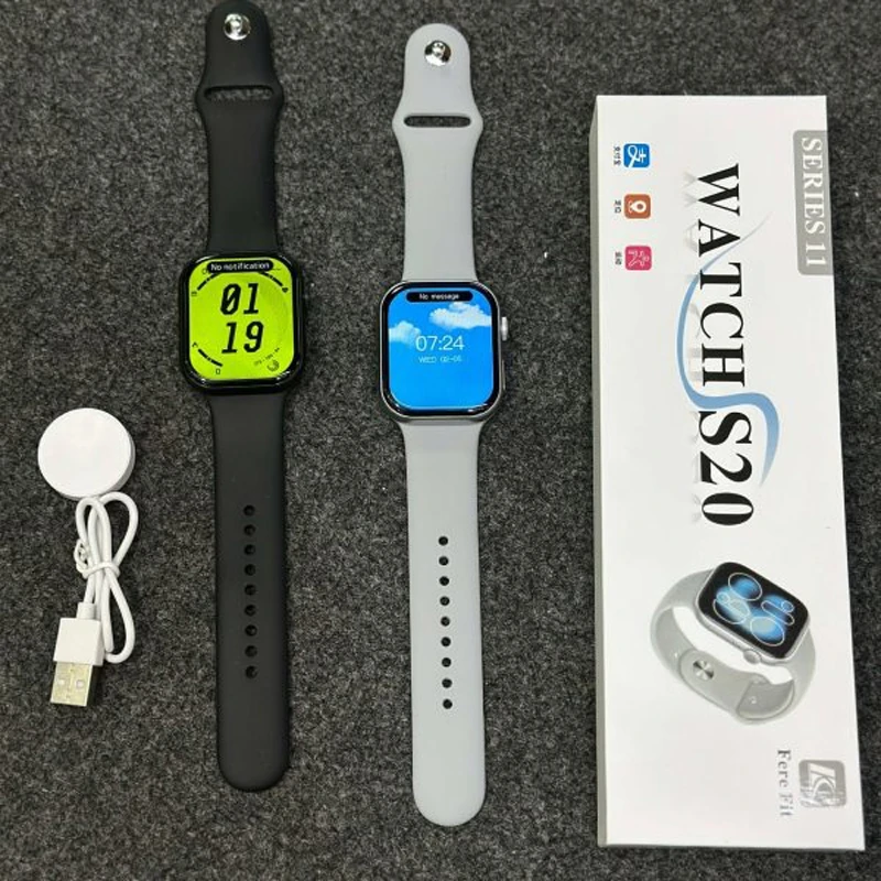 S20 Series 11 Smart Watch with Bluetooth Calling, Big HD Display & Fitness Tracking