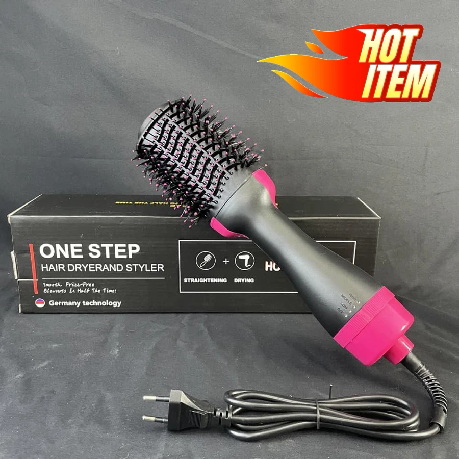 One Step Straightening Comb Three-in-One || One Step Hair Dryer and Volumizer 3 in 1