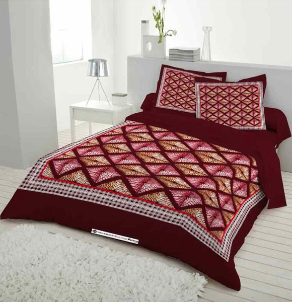 Premium Quality King Size Printed Bed Sheet