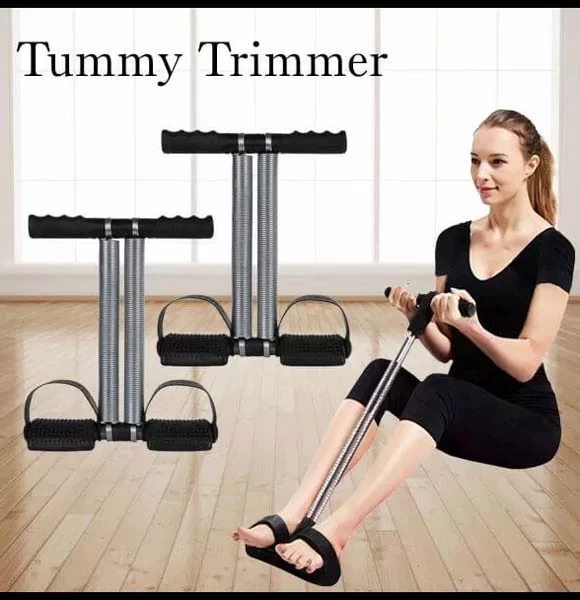 Tummy Trimmer Exerciser - Home Fitness Equipment (Double Spring)