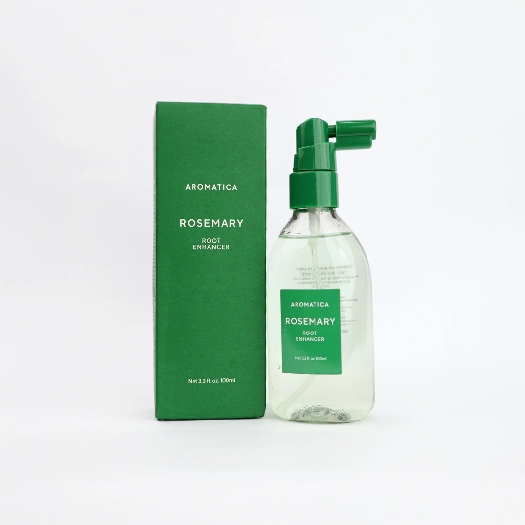 AROMATICA Rosemary Root Enhancer 100ml – Scalp Nourishing Tonic with Rosemary Extract, Biotin, Caffeine & 7 Vitamins