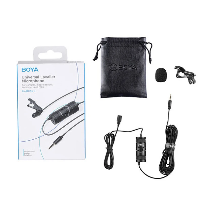 BOYA BY-M1 Pro II Universal Lavalier Microphone