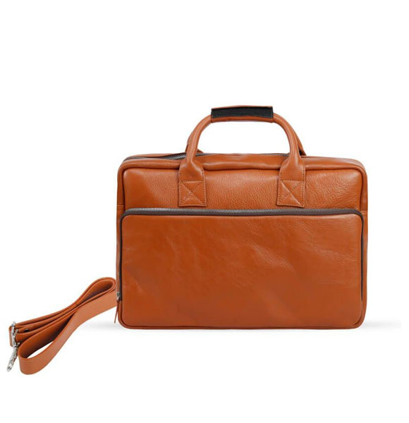 Tan Color Leather Executive Bag SB-LB406