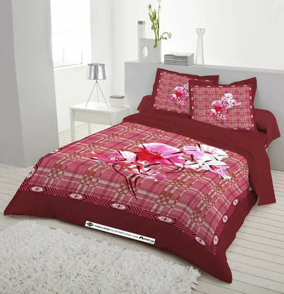 Premium Quality King Size Printed Bed Sheet GM-269