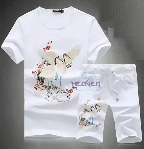 Fashionable Shirt Set for Men (White)