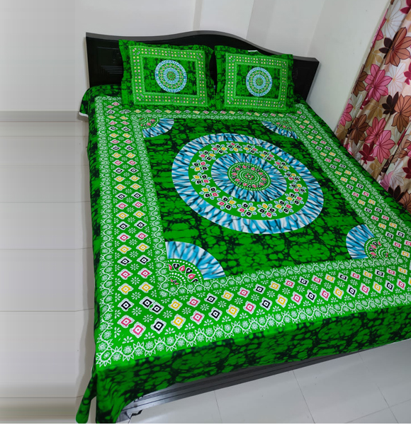 Premium Quality King Size Printed Bed Sheet GM-279