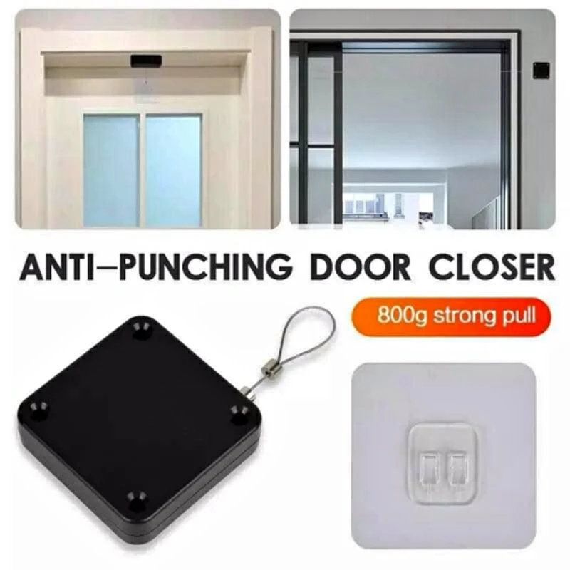 Auto Door Closer Punch-Free Automatic Door Closer