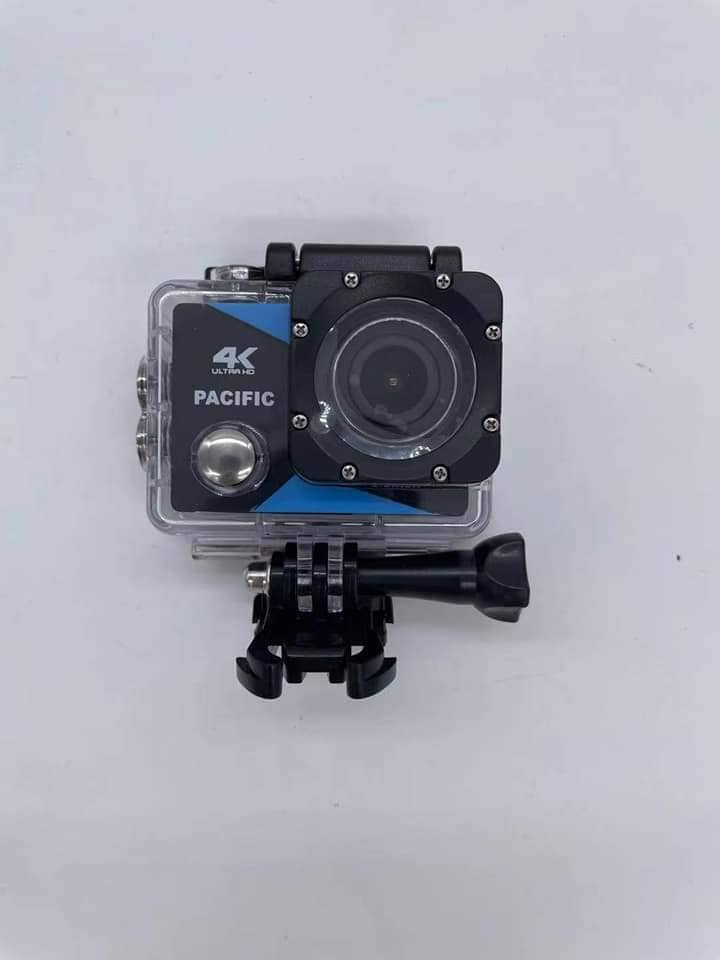 Pacific Ultra HD Action Camera Free Microphone & Charger