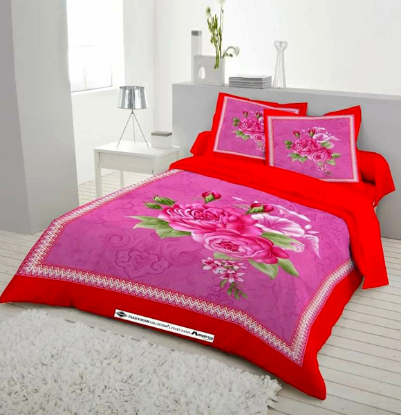 Premium Quality King Size Printed Bed Sheet GM-272