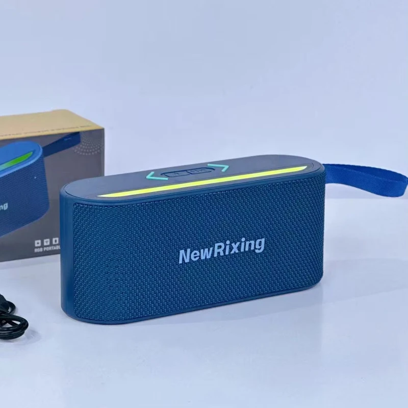NewRixing NR - 9908 Portable Bluetooth Speaker with RGB Light