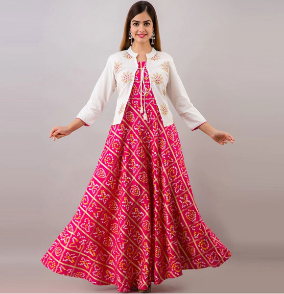 AC Cotton Gown with Koti