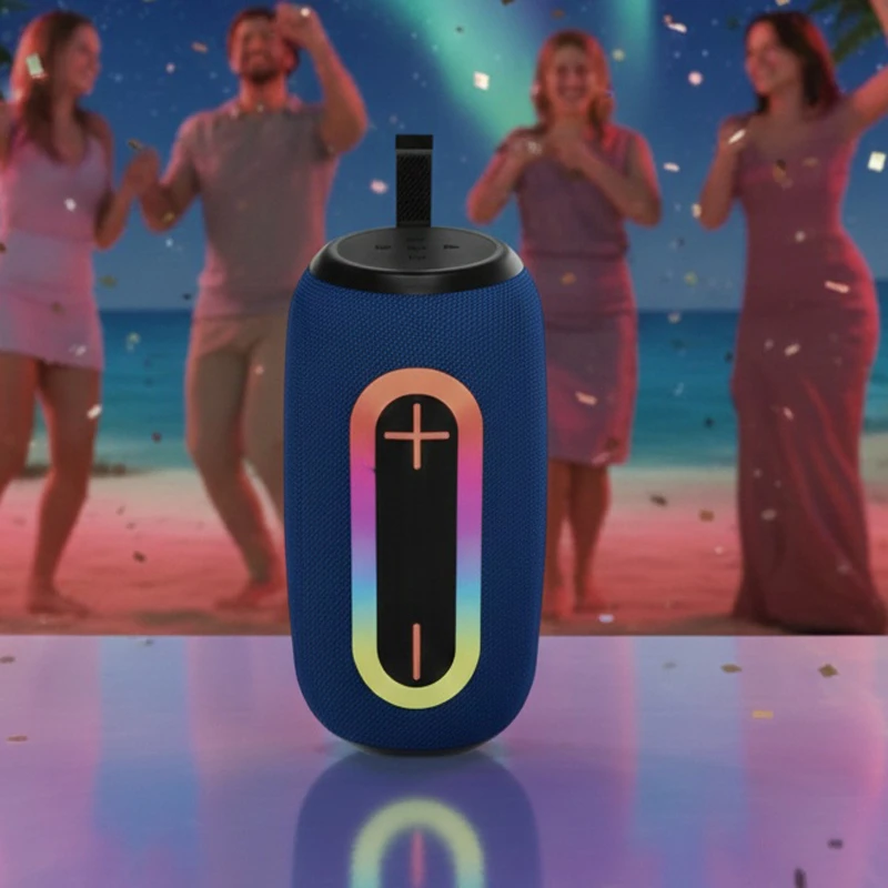 BS-27 RGB Wireless Bluetooth Speaker with USB & TF Card
