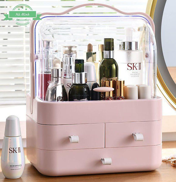 Makeup Organizer Box Cosmetics box Storage Display Holder Cosmetic storage box with Drawers