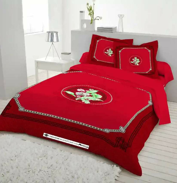 Premium Quality King Size Printed Bed Sheet GM-228