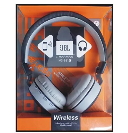 JBL Wireless Bluetooth Headphones MS-881A Professional