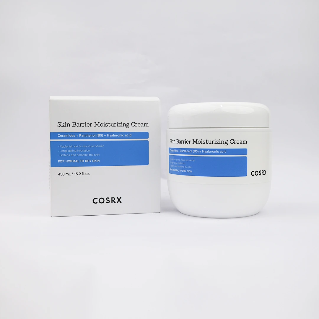 COSRX Skin Barrier Moisturizing Cream 450ml – 5-Ceramide Complex, Panthenol & Hyaluronic Acid Hydrating Face & Body Cream