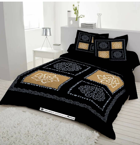 Premium Quality King Size Printed Bed Sheet GM-237