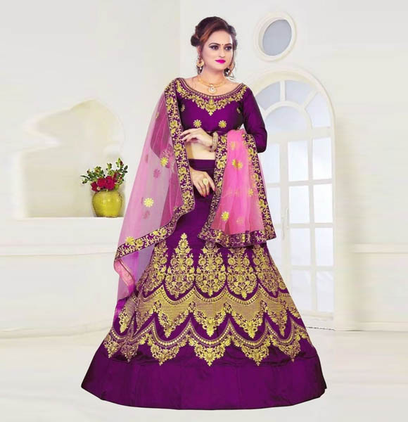 Georgette Embroidery Ladies Gown (Replica)