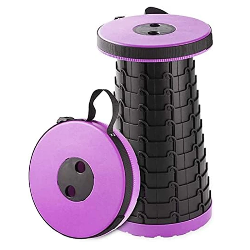 Portable Telescopic Stool Adjustable Folding Seat