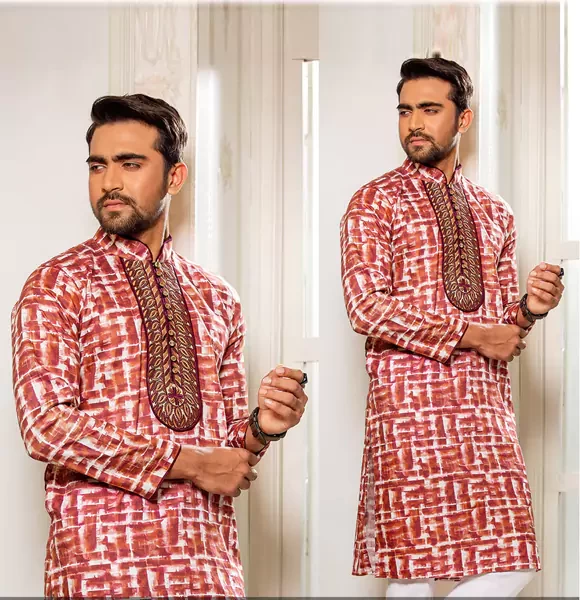 Exclusive Fashionable Eid Panjabi Collection-p-1144