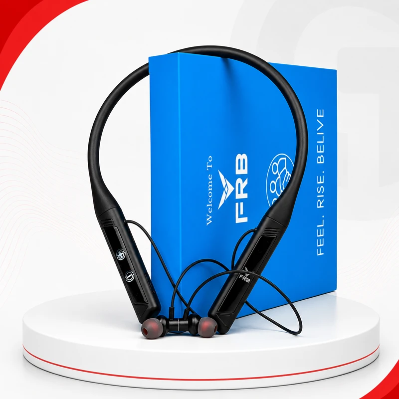 FRB-N27 Wireless Neckband Bluetooth 5.4 with Voice Change & TF Card